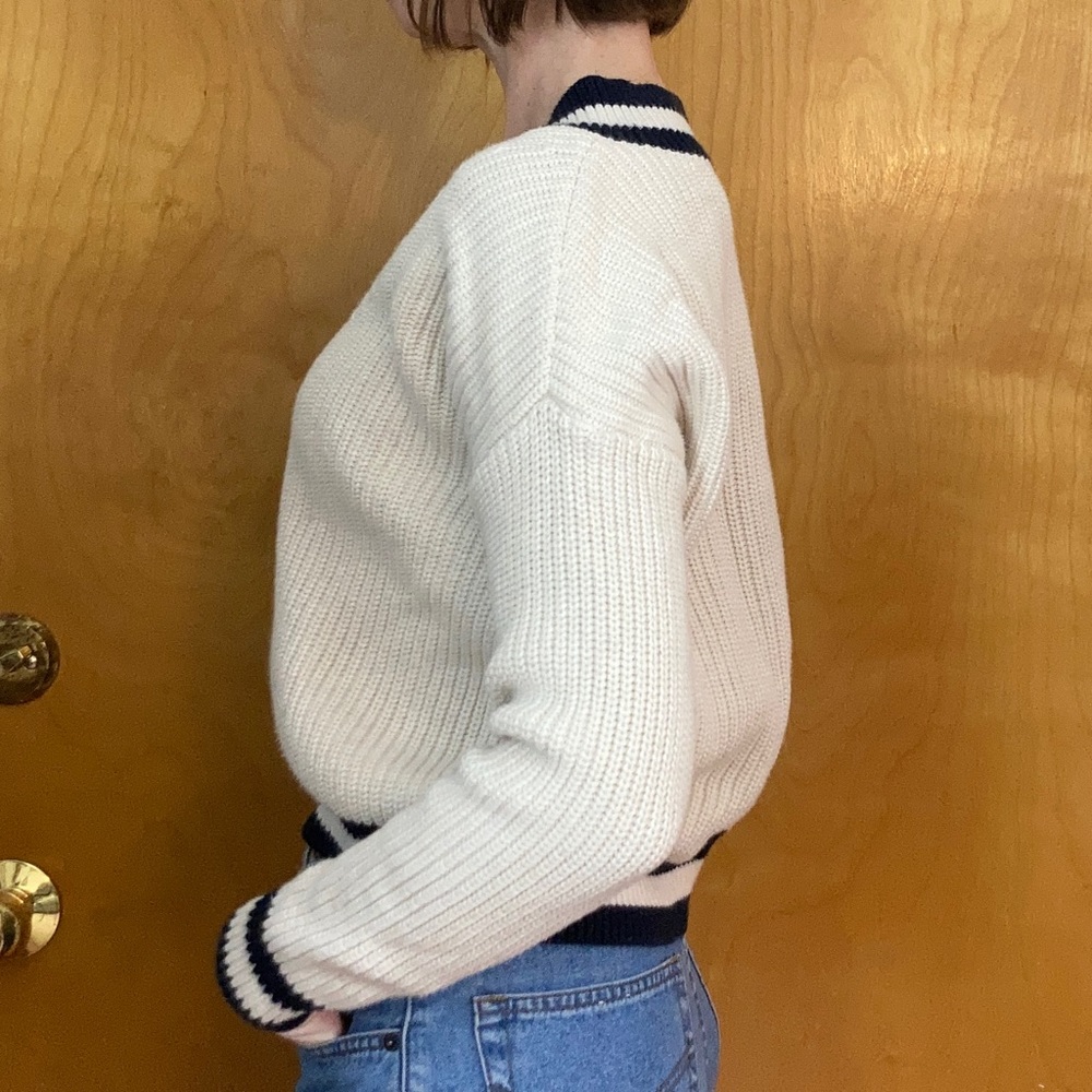 525 America Varsity Cropped Sweater